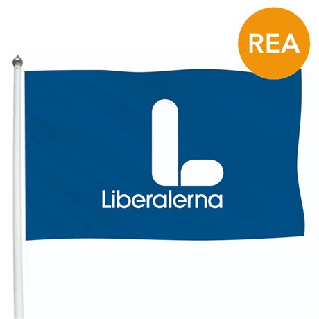 Flagga, blå