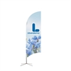 Beachflagga, blåklint set